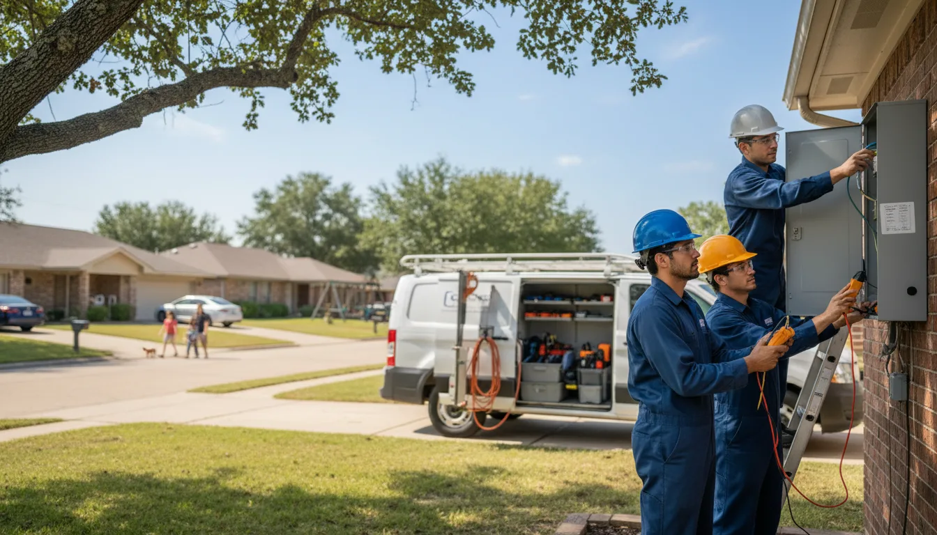 Certified electrician providing emergency electrical services in Wilton, AR